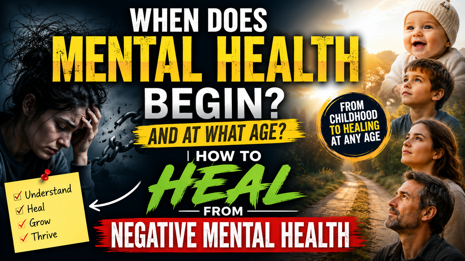 When does mental Health begin, and at what age? When does mental Health begin, and at what age?